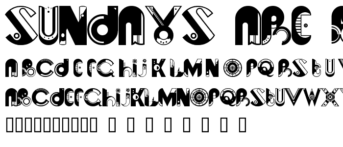 Sundays are Boring Normal font